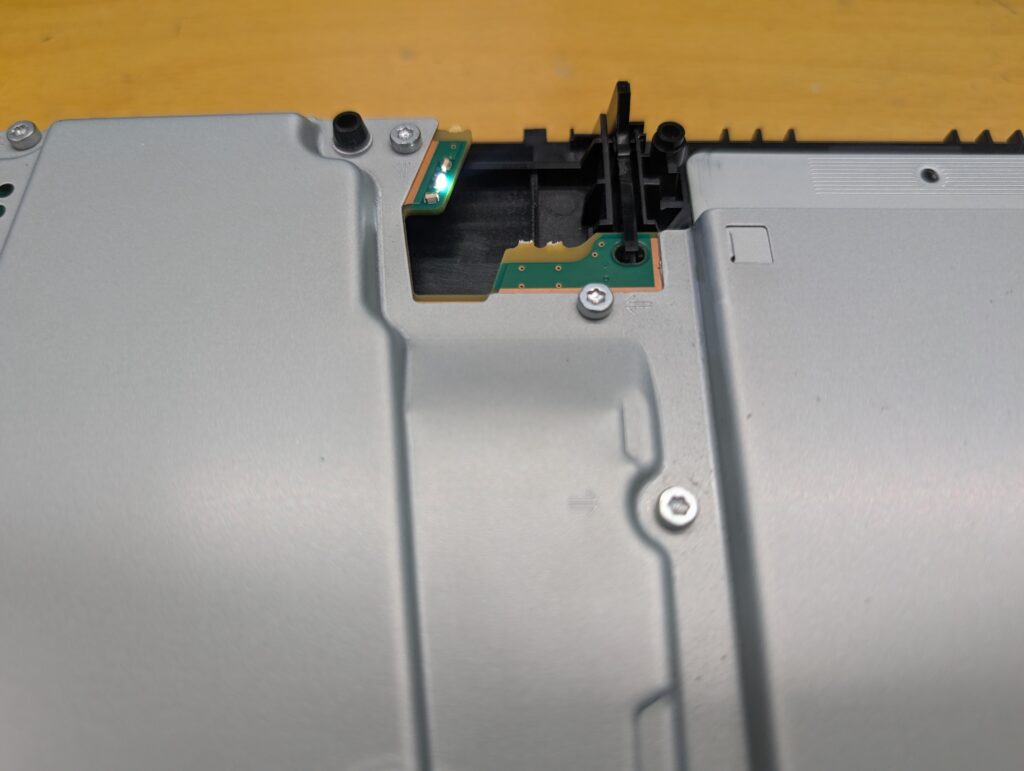 PS4の起動ボタンのLED画像