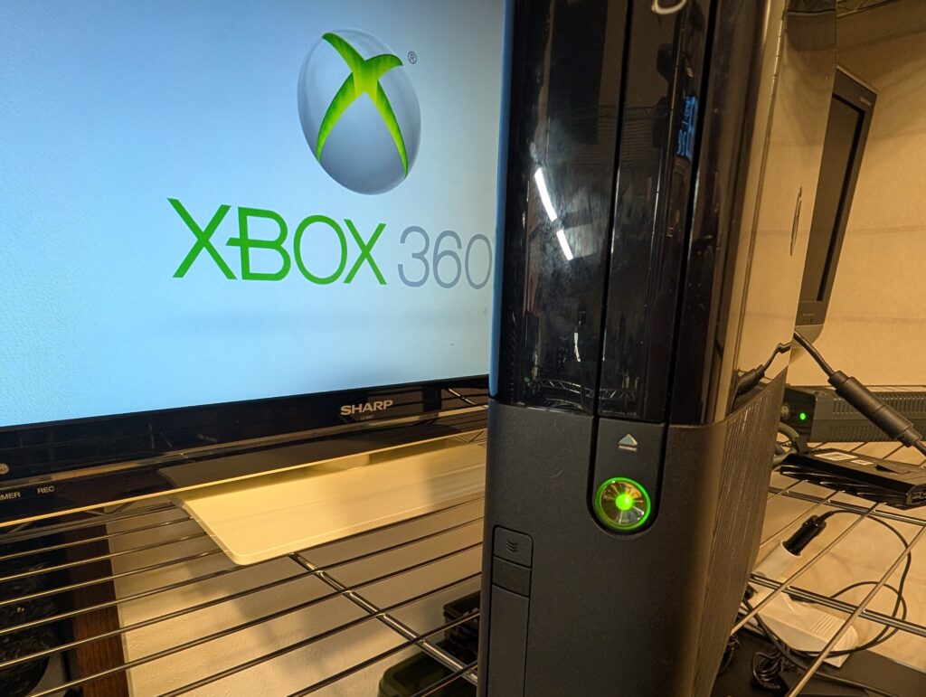 Xbox360E　起動写真