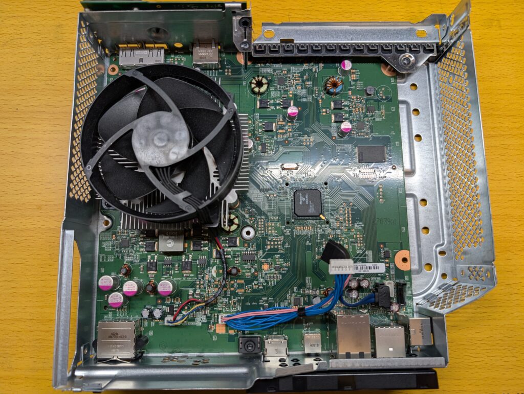 XBOX360Eの基板修理時の写真