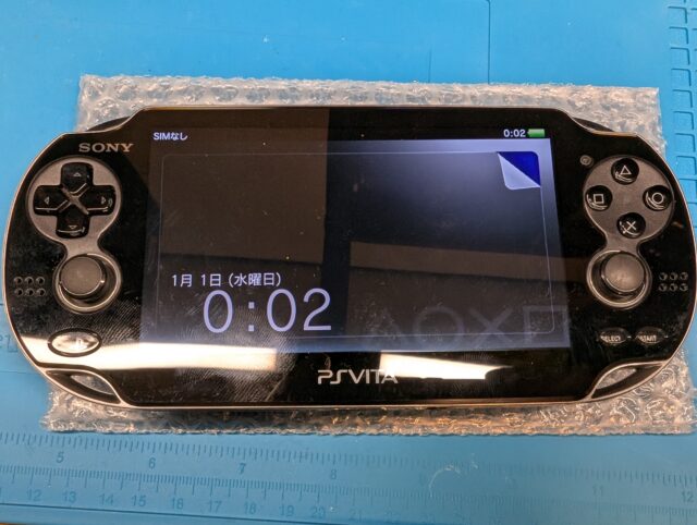 プレイステーションVita Ｌボタン破損あり 分解工房・PSVITA PCH-1100(初期型/3G/Wi-Fi)/Lボタン交換修理方法
