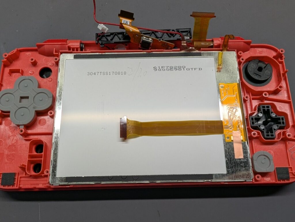 2DSLLの修理
下画面交換
