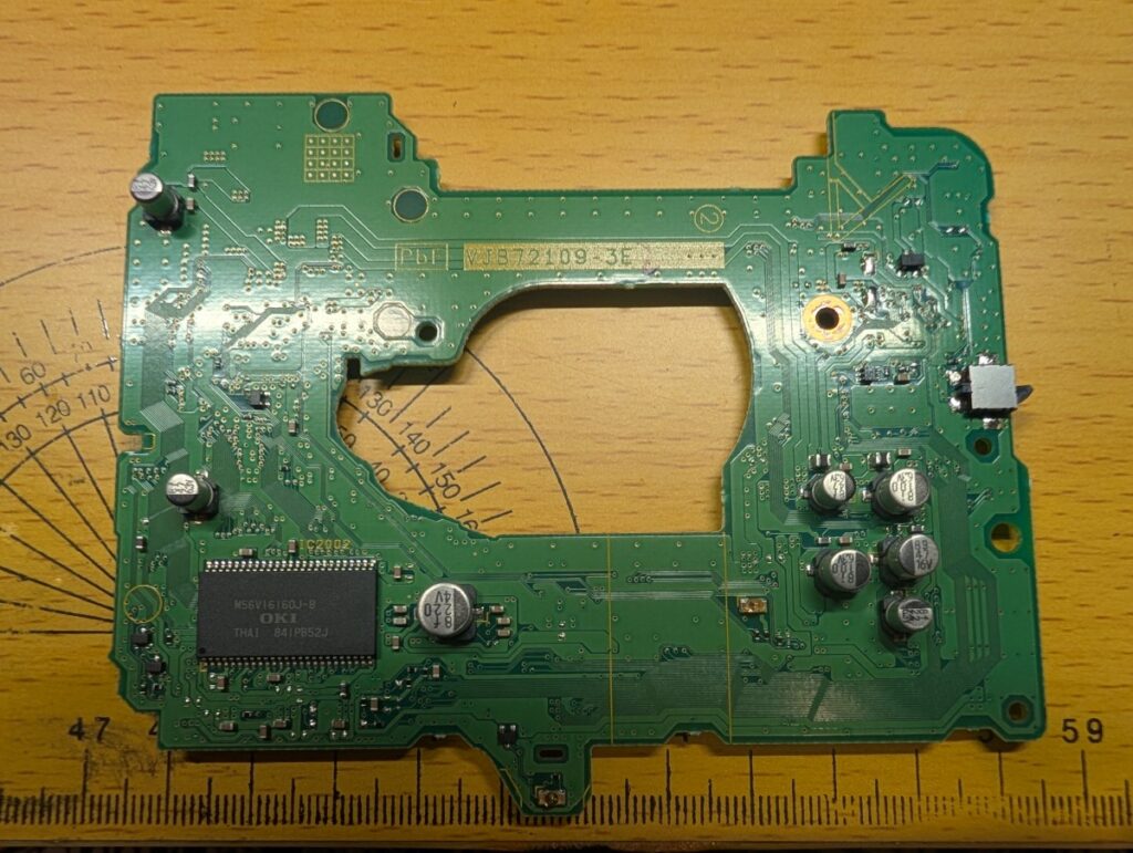 Wiiのディスクドライブユニット基板の写真