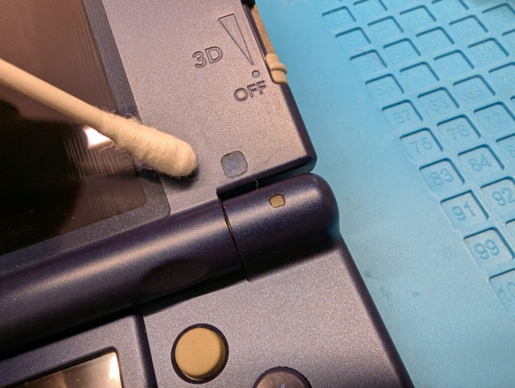 NEW3DSLLのゴム足取付