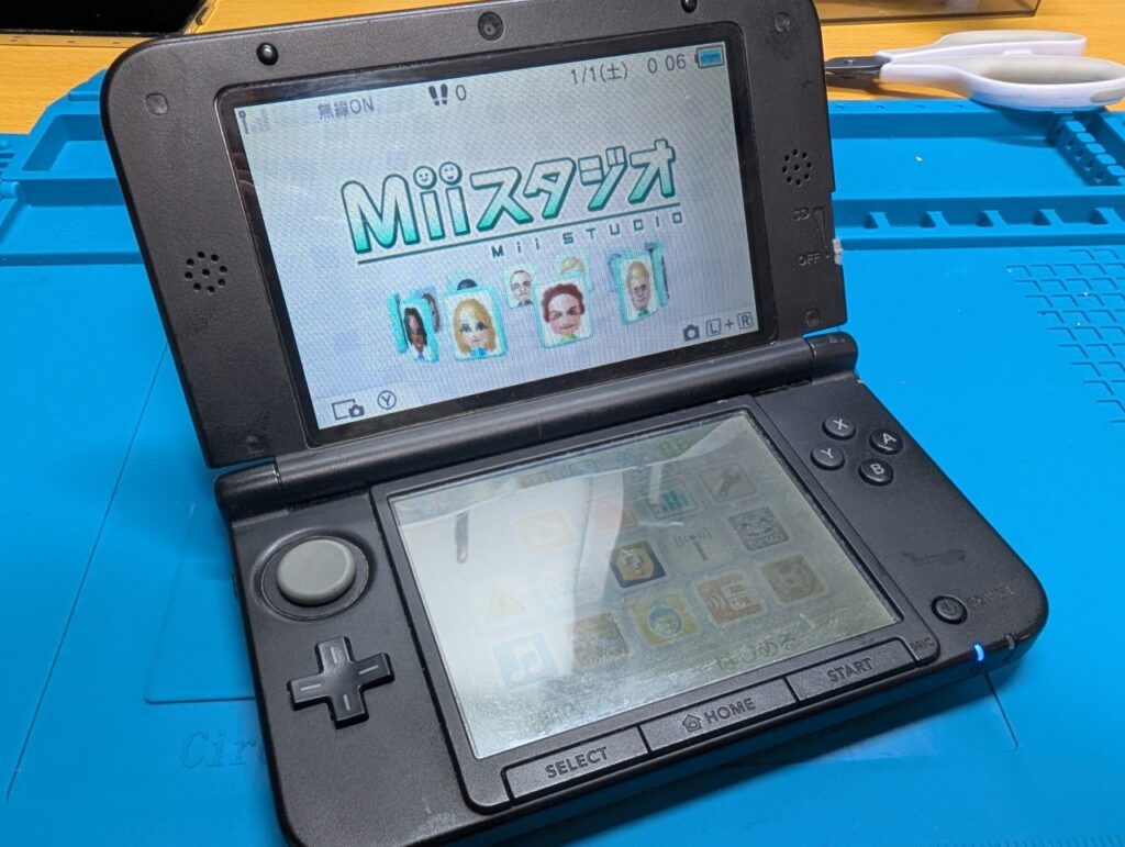 3DSLLの上画面交換方法