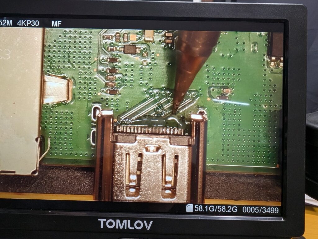 CUH-1100AのHDMIポート交換手順